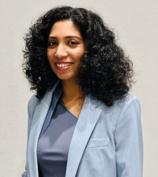 image of rikhina akhil, who is the founder of ra interio, which serve as the best interior designers in bangalore, also serve as in whitefield, indiranagar, devanahalli and sarjapur road