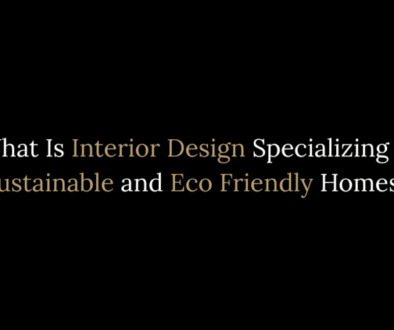 This is the blog feature image of the R A Interio, the best interior designers in Bangalore, also serves in the areas of Whitefield, Indiranagar, Sarjapur road and Devanahalli. The blog topic is about What Is Interior Design Specializing in Sustainable and Eco Friendly Homes